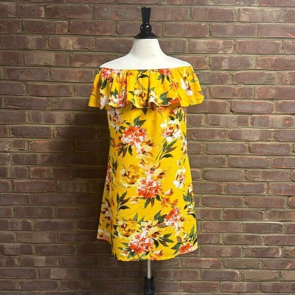 Urban Rose Women’s Floral Off Shoulder Dress Size XL NEW - Picture 2 of 6